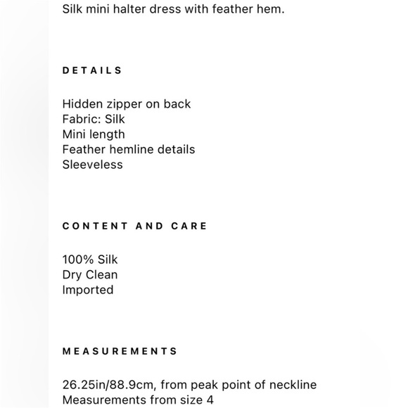 Cinq a Sept Silk Barb Black Mini dress Size 6 - Picture 7 of 7